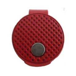 J&M Evergolf Round Magnetic Ball Marker Hat Clip -CLUBS Sales Store EverGolf Round Cap Clip Red
