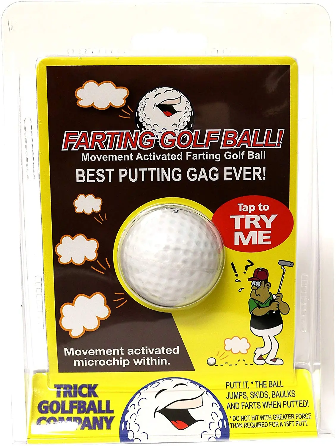 Proactive Farting Golf Ball Trick Golfball Company 1 Proactive Farting Golf Ball Trick Golfball Company