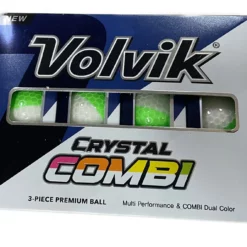Volvik Crystal Combi Split Colored Golf Balls -CLUBS Sales Store FileNov232022 41711PM