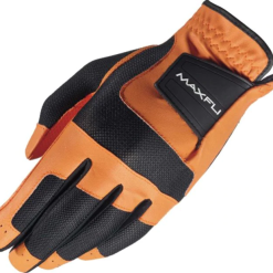 Golf Works Maxfli Universal Fit Color Golf Gloves -CLUBS Sales Store Fit Glove Orange 1