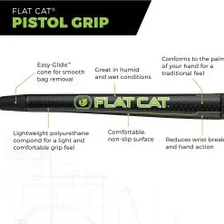Golf Works Flat Cat Pistol Putter Grip -CLUBS Sales Store FlatCatPistolPutterGrips2