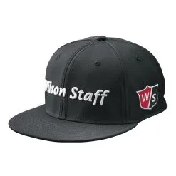 Wilson Staff Golf Flat Brim Tour Caps - Assorted Colors -CLUBS Sales Store Flat Brim Black 1
