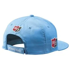 Wilson Staff Golf Flat Brim Tour Caps - Assorted Colors -CLUBS Sales Store Flat Brim Blue 2