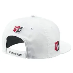 Wilson Staff Golf Flat Brim Tour Caps - Assorted Colors -CLUBS Sales Store Flat Brim White 2