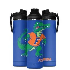 Hornung's Orca NCAA Mascot 22 Ounce Hydra Hot Cold Bottle -CLUBS Sales Store Florida H22MSUFL Hydra22 Mascot Blue Trio 800x 43e444fc dec2 4157 b09e e084cf42ade2