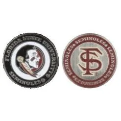 J&M NCAA Double Sided Collegiate Golf Ball Marker Coins -CLUBS Sales Store FloridaState1 fcd28763 27e7 4323 8732 db1845f0fc92