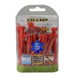 CaddiesShack Champ Fly Tees 3.25" Plastic Golf Tees -CLUBS Sales Store Flytee 314 25 RedPlain 92544 600px 1800x1800 77ffedd3 df72 4aee 8e46 5b051b69b2c8