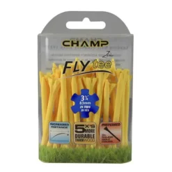 CaddiesShack Champ Fly Tees 3.25" Plastic Golf Tees -CLUBS Sales Store Flytee 314 25 YellowPlain 92542 600px 1800x1800 52014627 c881 4b7d b8fd 1f931895c04d