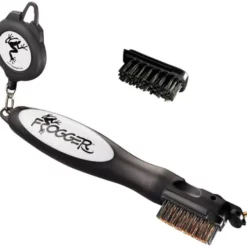 CaddiesShack Frogger Golf BrushPro Retractable Golf Club Brush With Groove Cleaner 13 CaddiesShack Frogger Golf BrushPro Retractable Golf Club Brush With Groove Cleaner -CLUBS Sales Store Frogger Original Club Brush Gray