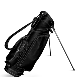 Sun Mountain Golf Leather Carry Stand Bag -CLUBS Sales Store G823267LeatherStandBlack White
