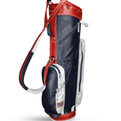 Sun Mountain Golf Leather Cart Bag -CLUBS Sales Store G823519LeatherCartNavy White Red