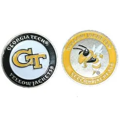 J&M NCAA Double Sided Collegiate Golf Ball Marker Coins -CLUBS Sales Store GeorgiaTech e88c4ccf 59d3 4e75 8f27 3d1898e91f88