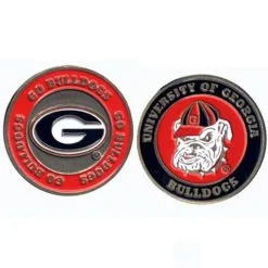 J&M NCAA Double Sided Collegiate Golf Ball Marker Coins -CLUBS Sales Store Georgia 99c9d946 10ff 4606 b607 50ad305fdfbf