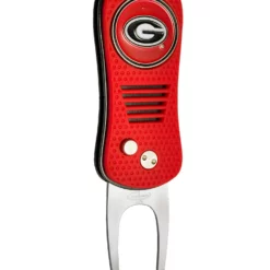 Team Golf Retractable Switchblade Switchfix Divot Tool Ball Marker - NCAA -CLUBS Sales Store Georgia Bulldogs Switchfix 44448 115