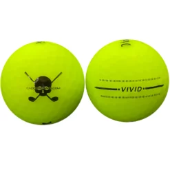 CaddiesShack Custom Jolly Rogers Skull & Crossbones Volvik Vivid Matte Golf Balls -CLUBS Sales Store GreenVivid