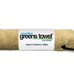 Golf Max Clip Wipes Microfiber Golf Greens Towel -CLUBS Sales Store Greens Towels Desert Sand