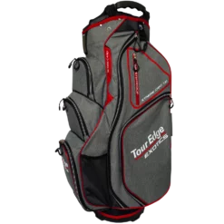 Tour Edge Xtreme 7.0 Cart Bag -CLUBS Sales Store Heather Red WhiteCart