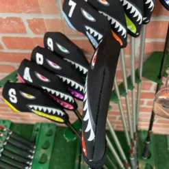 HNM Shark Bite Neoprene Iron Head Covers Set 14 HNM Shark Bite Neoprene Iron Head Covers Set -CLUBS Sales Store IMG 2812 scaled