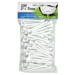 Hireko Intech 2 3/4-Inch Golf Tees 100-Pack -CLUBS Sales Store IntechGolfTees 100 White