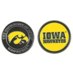 J&M NCAA Double Sided Collegiate Golf Ball Marker Coins -CLUBS Sales Store Iowa1 ccdfcf31 279b 4571 b941 c4234ac93914