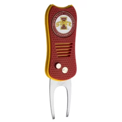 Team Golf Retractable Switchblade Switchfix Divot Tool Ball Marker - NCAA -CLUBS Sales Store IowaState 14ec4545 40d4 4c24 abd0 e545faf06302