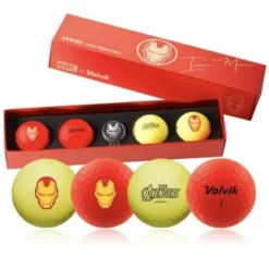 Volvik Marvel Limited Edition Marvel Golf Ball Gift Packs -CLUBS Sales Store Iron Man