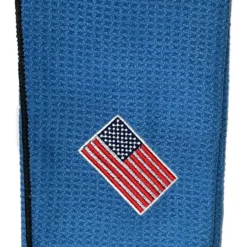 Joseph Elliott USA Embroidered Flag 18" X 18" Micro Fiber Towels -CLUBS Sales Store JE15