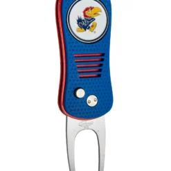 Team Golf Retractable Switchblade Switchfix Divot Tool Ball Marker - NCAA -CLUBS Sales Store Kansas Jayhawks Switchfix 44448 122