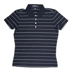 Hireko Nike Ladies Golf Polo Shirts -CLUBS Sales Store Ladies Polo 394665 Navy White Stripe