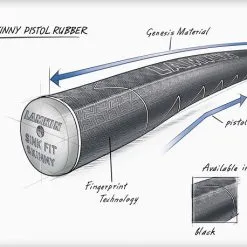 Hireko Lamkin SinkFit Skinny Pistol Rubber Putting Grip -CLUBS Sales Store LamkinSinkFitSkinnyPistolPutterGrip1