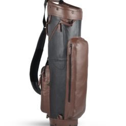 Sun Mountain Golf Leather Cart Bag -CLUBS Sales Store LeatherCartBlack BrownAltShot2