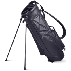 Sun Mountain Golf Leather Carry Stand Bag -CLUBS Sales Store LeatherStandBlackAltShot