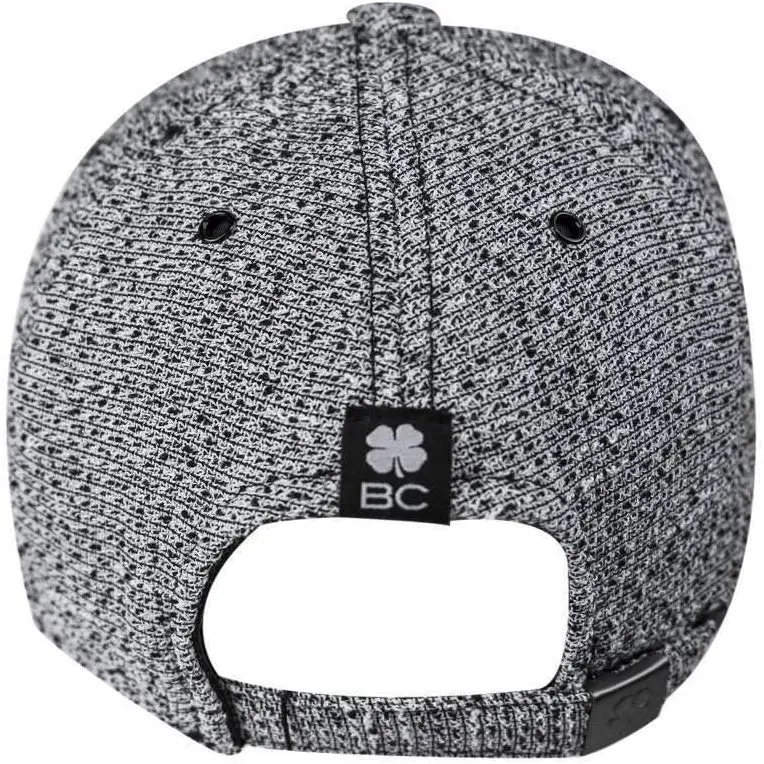 Golf Direct Now Lucky Flat Bill Black Clover Snapback Hat 2 Golf Direct Now Lucky Flat Bill Black Clover Snapback Hat - Image 2