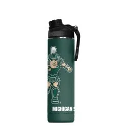 Hornung's Orca NCAA Mascot 22 Ounce Hydra Hot Cold Bottle -CLUBS Sales Store MichiganState H22MSMCS Hydra22 Mascot Green Solo 800x a176318c b7ca 4c53 95a0 b71ec376c717