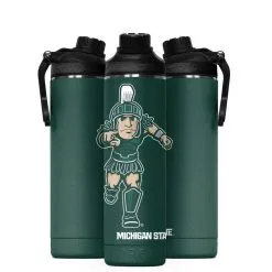 Hornung's Orca NCAA Mascot 22 Ounce Hydra Hot Cold Bottle -CLUBS Sales Store MichiganState H22MSMCS Hydra22 Mascot Green Trio 800x 19d5204e 7c95 4987 bb18 0e84c7d61454