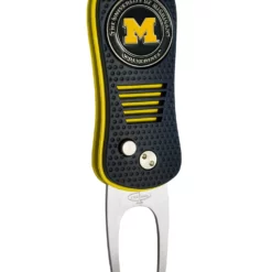 Team Golf Retractable Switchblade Switchfix Divot Tool Ball Marker - NCAA -CLUBS Sales Store Michigan Wolverines Switchfix 44448 131