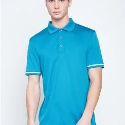 Callaway Jack Nicklaus Black Label By Perry Ellis Mini Jacquard Polo Shirts -CLUBS Sales Store MiniJacquardPolo DeepDiveBlue2