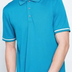 Callaway Jack Nicklaus Black Label By Perry Ellis Mini Jacquard Polo Shirts -CLUBS Sales Store MiniJacquardPolo DeepDiveBlue4