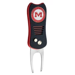 Team Golf Retractable Switchblade Switchfix Divot Tool Ball Marker - NCAA -CLUBS Sales Store Mississippi