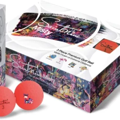 Saintnine America Saintnine Misty Premium Matte Golf Balls -CLUBS Sales Store MistyMatteRed0
