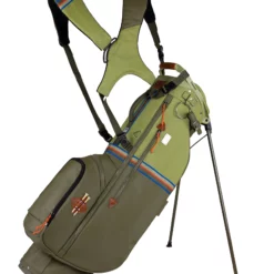 Sun Mountain 2023 Sonnenalp Mid-Stripe Dual Strap Stand Bag -CLUBS Sales Store N230127 loden moss inferno