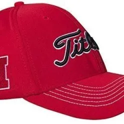 CaddiesShack Titleist NCAA Fitted Stretch Fit Golf Hat -CLUBS Sales Store Nebraska Huskers stretch fit