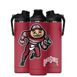 Hornung's Orca NCAA Mascot 22 Ounce Hydra Hot Cold Bottle -CLUBS Sales Store OhioState H22MSOHS Hydra22 Mascot Crimson Trio 800x 14f471be 80ee 486c ae0e b1063e8ff54f