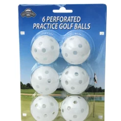 J&M OnCourse Golf Perforated Practice Golf Balls -CLUBS Sales Store OnCourse Perferated Golf Balls 13011
