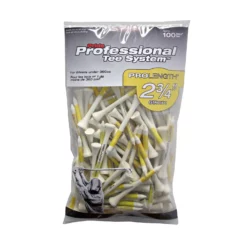 J And M Pride Professional Tee System ProLength Golf Tees 27 J And M Pride Professional Tee System ProLength Golf Tees -CLUBS Sales Store PTS ProLength Yellow 100