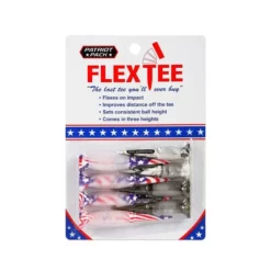 Hireko FlexTee Flexible Golf Tees - 8 Pack - Multi Heights -CLUBS Sales Store PatriotFlexTee8pack