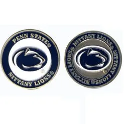 J&M NCAA Double Sided Collegiate Golf Ball Marker Coins -CLUBS Sales Store Penn State