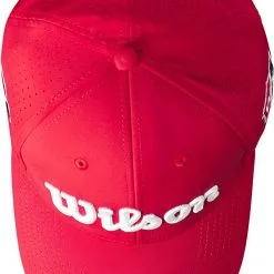 Wilson Performance Mesh Hat -CLUBS Sales Store PerformanceMesh 2023 Red 3