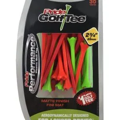 J&M Pride Performance Matte Finish Golf Tees -CLUBS Sales Store Pride Performance Matte 234 Mix 30ct 87993