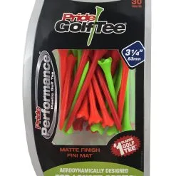 J&M Pride Performance Matte Finish Golf Tees -CLUBS Sales Store Pride Performance Matte 314 Mix 30ct 88003